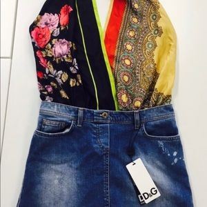 Dolce & Gabbana Open Back Mini Dress